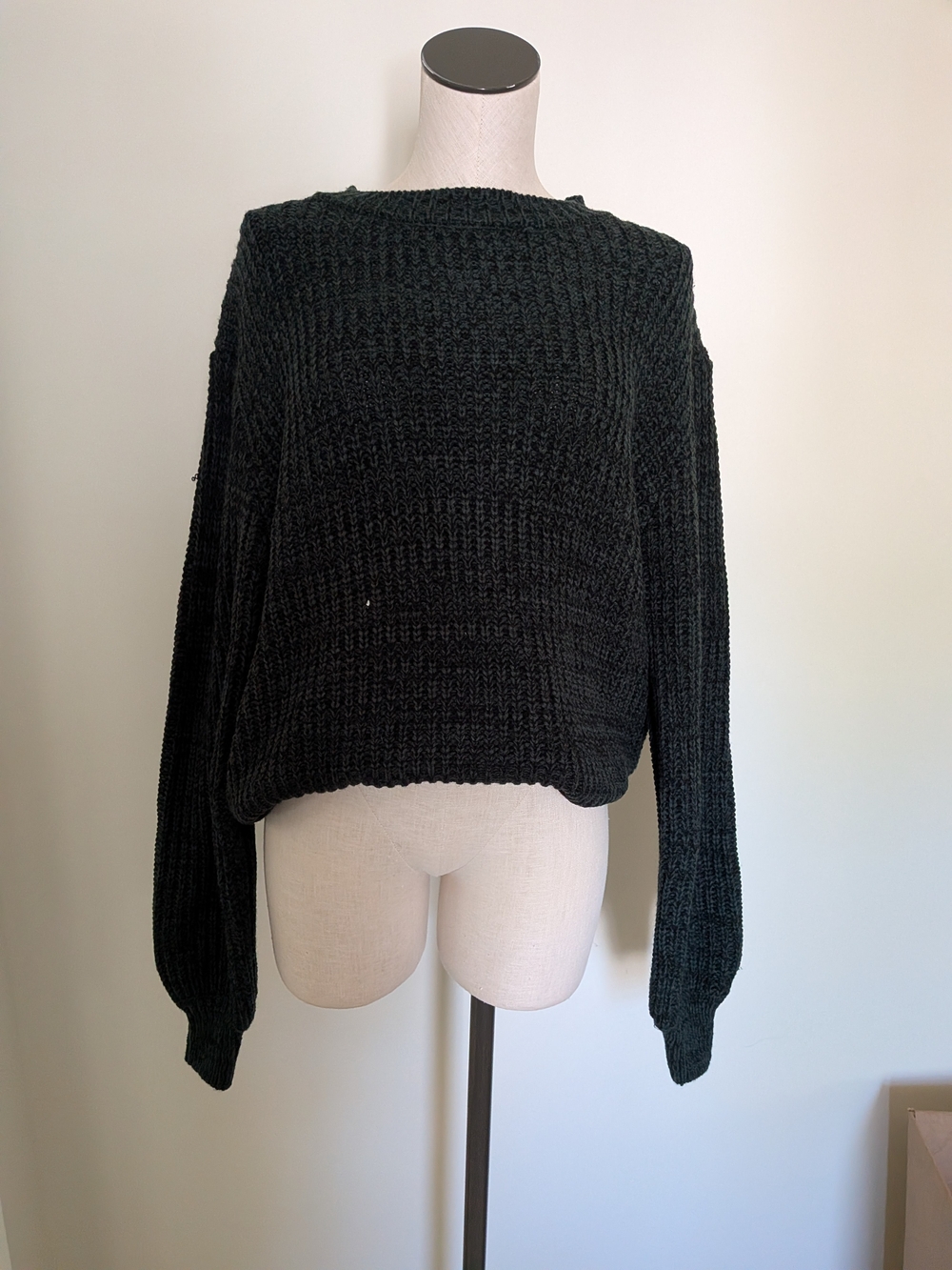 Classic Dark Olive Women's Knit Sweater